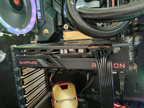Placa De Vídeo Rx 6600 Sapphire Pulse Amd + Fonte Brinde