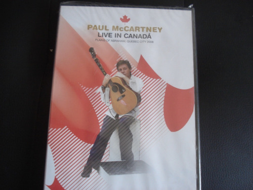 Dvd Paul Mccartney Live In Canada 2008