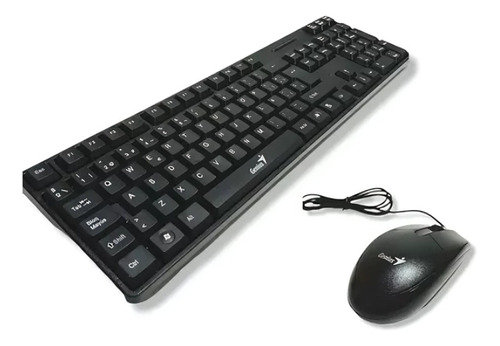 Combo Teclado Y Mouse Genius Comfy Kbm 18 Alambrico Usb