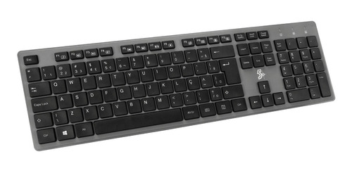 Imagem 4 de 6 de Teclado Sem Fio Wireless Confortável Premium 5+ Português Br