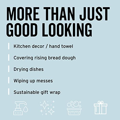 Toalla De Cocina Blanca «love You More» De Rubiarojo
