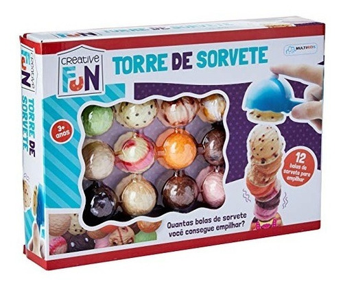 Brinquedo Creative Fun Torre De Sorvete Multikids Br645