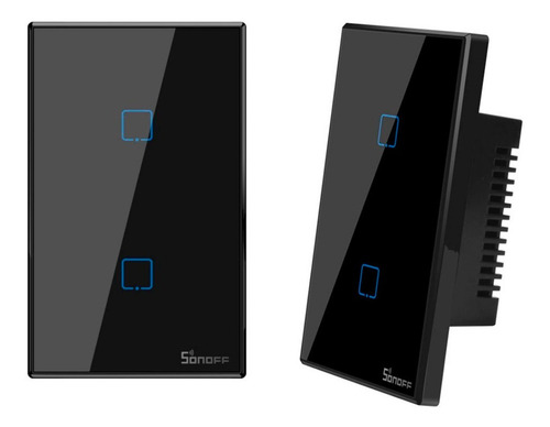 Imagem 6 de 9 de Interruptor De Parede Inteligente Wifi Sonoff 2 Tecla T3us2c