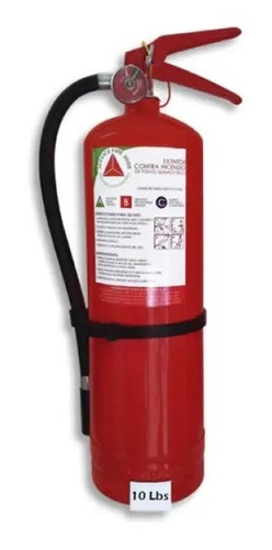 Imagen 1 de 2 de Extintor De Incendios De Polvo Químico Seco 10 Libras