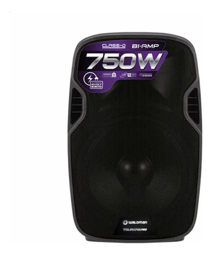 Caixa Ativa 15 Waldman Rc-750x Bluetooth Preto 750w 110v/220v