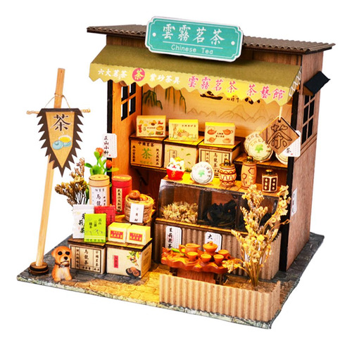 1/24 Kits De En Miniatura De Para Bricolaje Té Antigua Con