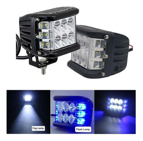 Para Un Par De Estrobos Codigos Policia 45w Jeepmotuo4x4 /