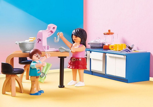 Playmobil Cocina Dollhouse 70206 Coleccion Original Educando
