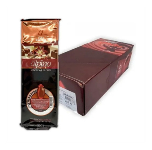Chocolate Semiamargo Alpino Lodiser En Tabletas 6 U X 500 Gr