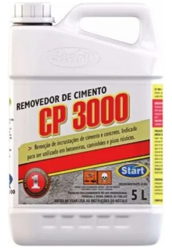 comprar Produto Para Remover Cimento E Concreto 5 Litros Concentrado Cp3000 Start Ideal Para Betoneiras Caminhoes Pisos Rusticos