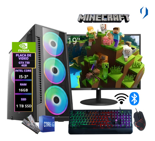Cpu Pc Gamer Minecraft Intel I5, 16gb, 1tb Ssd, Gtx730 (4gb)