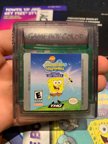 Spongebob Squarepants: Legend Of The Lost Spatula Gbc (Usado)