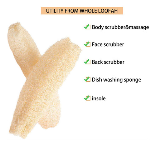 Fibra De Lufa Natural Esponjas De Biodegradables