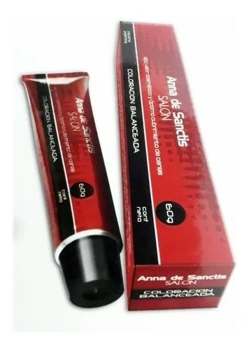 Anna De Sanctis Salon Coloración Balanceada Optimo Color 60g Tono M2 Mix Rojo
