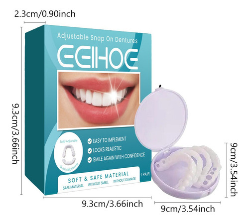 Wu Soportes Ajustables For Dentaduras Temporales Rellenos