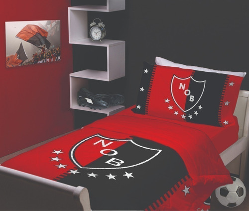 Cubrecama Cover Casablanca Newells Old Boys 1 1/2 Pl Ct Mmk