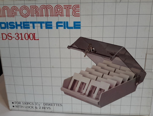 Imagen 3 de 3 de Estuche Porta Diskettes File Ds3100l Beachin