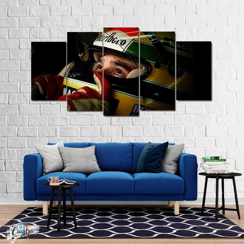 Cuadro Ayrton Senna Decorativo Personalizado Modelo