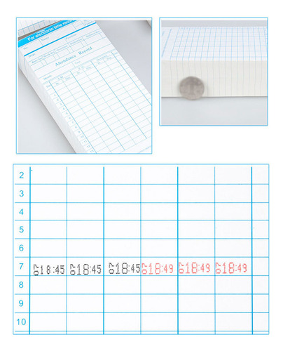 .s Time Card 18 Recorder, Reloj Mensual Con Tarjeta Horaria