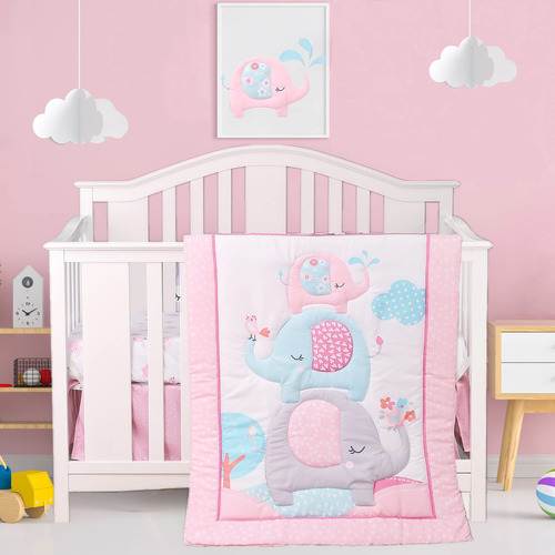 Juego De Ropa De Cama De 3 Piezas Para Niñas, Decoración De