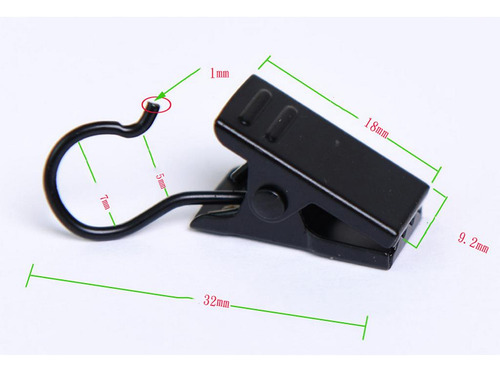 6 X 10 Clips De Cortina Con Ganchos, Ganchos Para Cortinas,