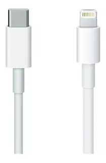 Cable iPhone Usb Tipo C A Lightning Datos Carga Rapida Noga Color Blanco