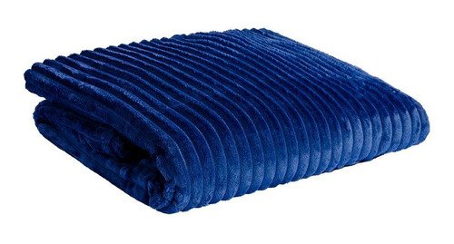 Cobertor Canelado Andes Casal 2,40 X 2,20 M - Marinho