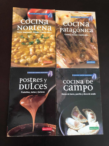 Libro Colección Sabores Argentinos - 4 Tomos - Oferta