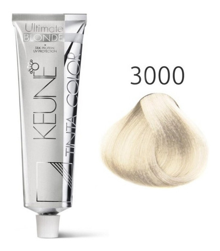 Kit Tintura Keune  Ultimate Blonde Tinta De Cor Tom 3000 Ultra Blonde Para Cabelo