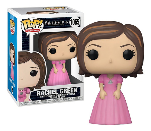 Muñeca Pop Friends de Rachel Green con vestido funko rosa 1065