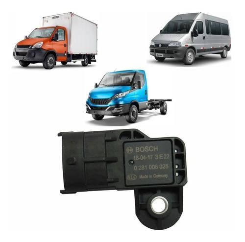 Sensor Presion Map Fiat Ducato 2.3 Originales