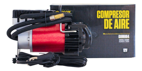 Compresor De Aire 35l Portatil 140psi 30mm Luz Led 12v Mini