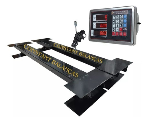 Balança Com Travamento De Peso, Gado Tronco 60cm Barra