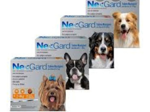 Nex Gar 25 A 50 Kg C/ Pulgas Y Garrapatas 3 Meses Oferta