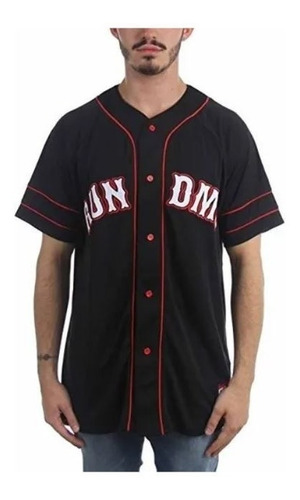 Imagen 1 de 2 de Camiseta Casaca Baseball Run Dmc Importada