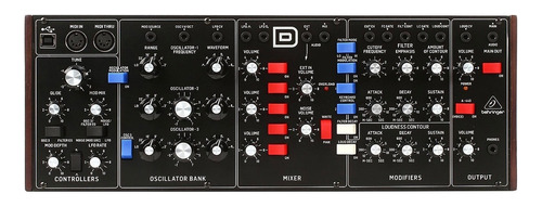 Sintetizador Behringer Model D Análogo Monofónico