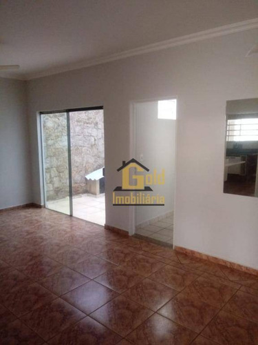 Casa Com 3 Dormitórios Para Alugar, 108 M² Por R$ 2.650,00/mês - Parque Industrial Lagoinha - Ribeirão Preto/sp - Ca0067