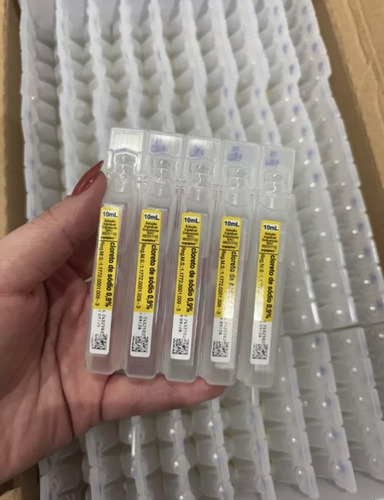 Soro Fisiologico 10ml C/ 100 Unidades P/ Limpeza De Curativo