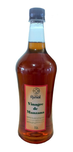 Vinagre De Manzana Orgánico 1 Litro. Origen Rural