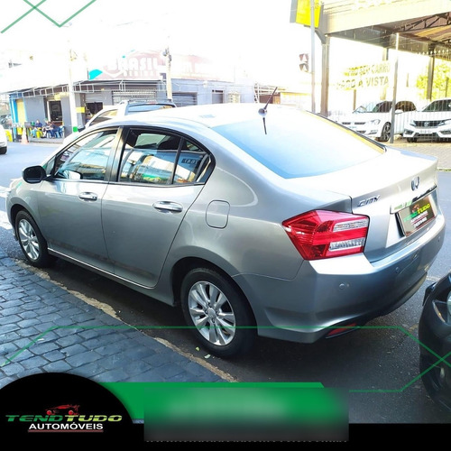 Imagem 4 de 7 de Honda City Lx 1.5 Cinza 2013