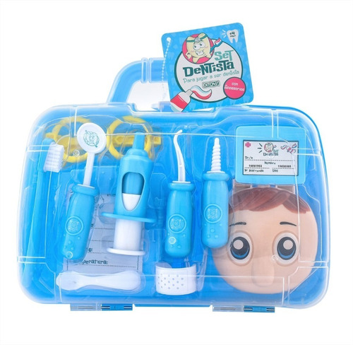 Set Dentista Ditoys Con Valija Instrumentos Niños Original