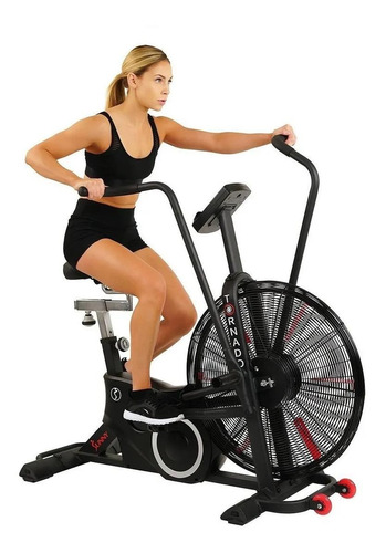 Bicicleta fija Sunny Health & Fitness SF-B2729 airbike color negro