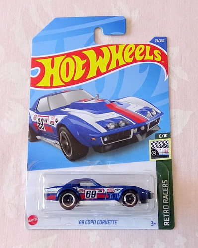 Hot Wheels 69 Copo Corvette Retro Racers 2021 Mattel Nuevo