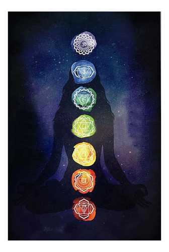 Manta Bohemia Quan De 7 Chakras, Tapicería, Esterilla Para Y