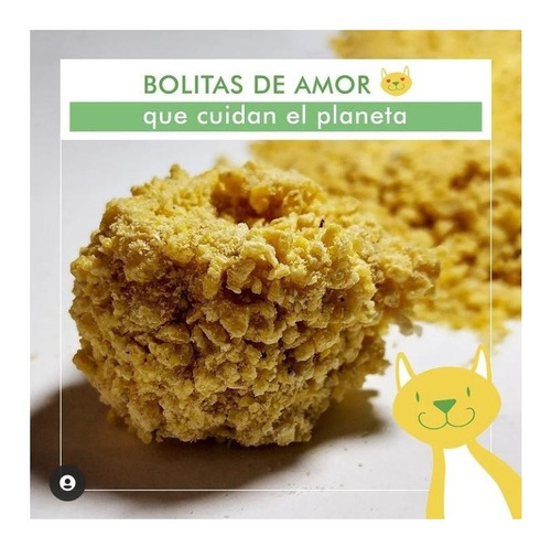 Imagen 6 de 10 de Maíz Cat 20kg - Arena Ecológica Para Gatos - Inhibe Olores