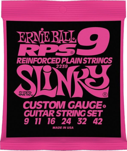 Ernie Ball 2239 Rps9 Reinforced Slinky Nickel Wound