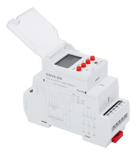 Protector De Voltaje Ebtools Pantalla Trifásica Relé De Volt