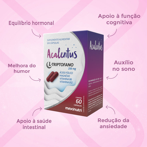 Acalentus L-triptofano 60 Cápsulas Maxinutri