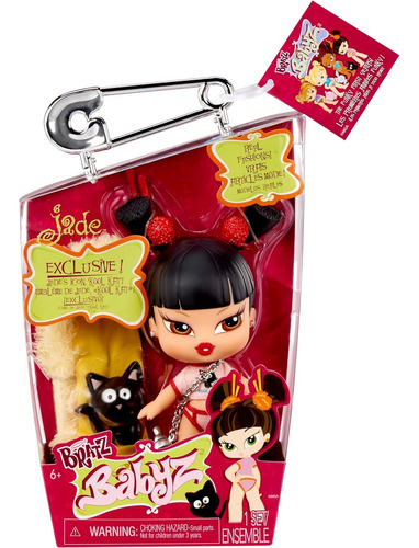 Bratz Babyz Minis Muñeca Jade Con Mascota Kool Kat Gatito