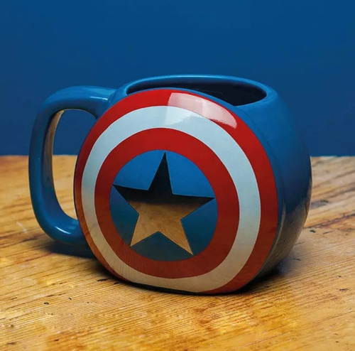 Taza Escudo Capitán América Importada 